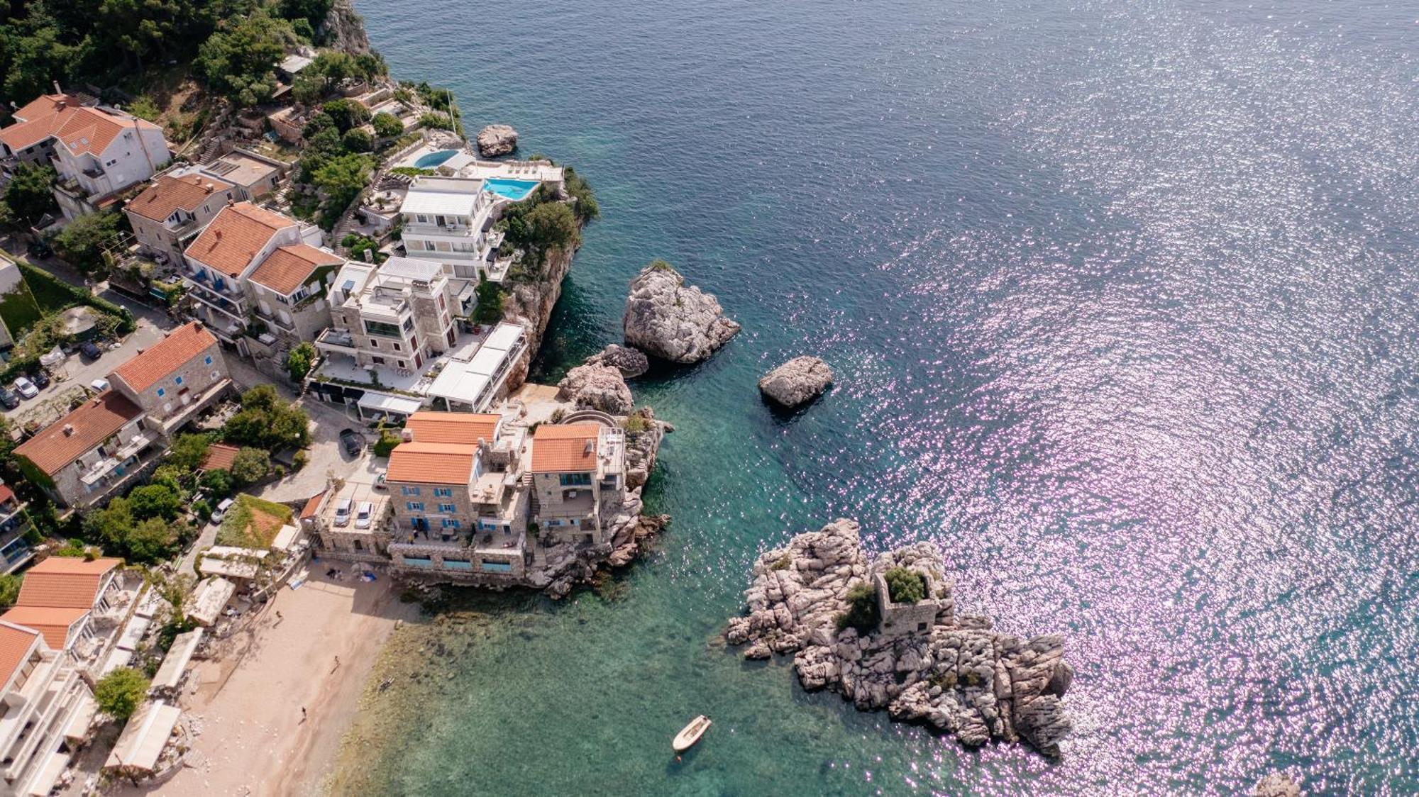 Blanche Cliff Apartments Sveti Stefan Exterior photo