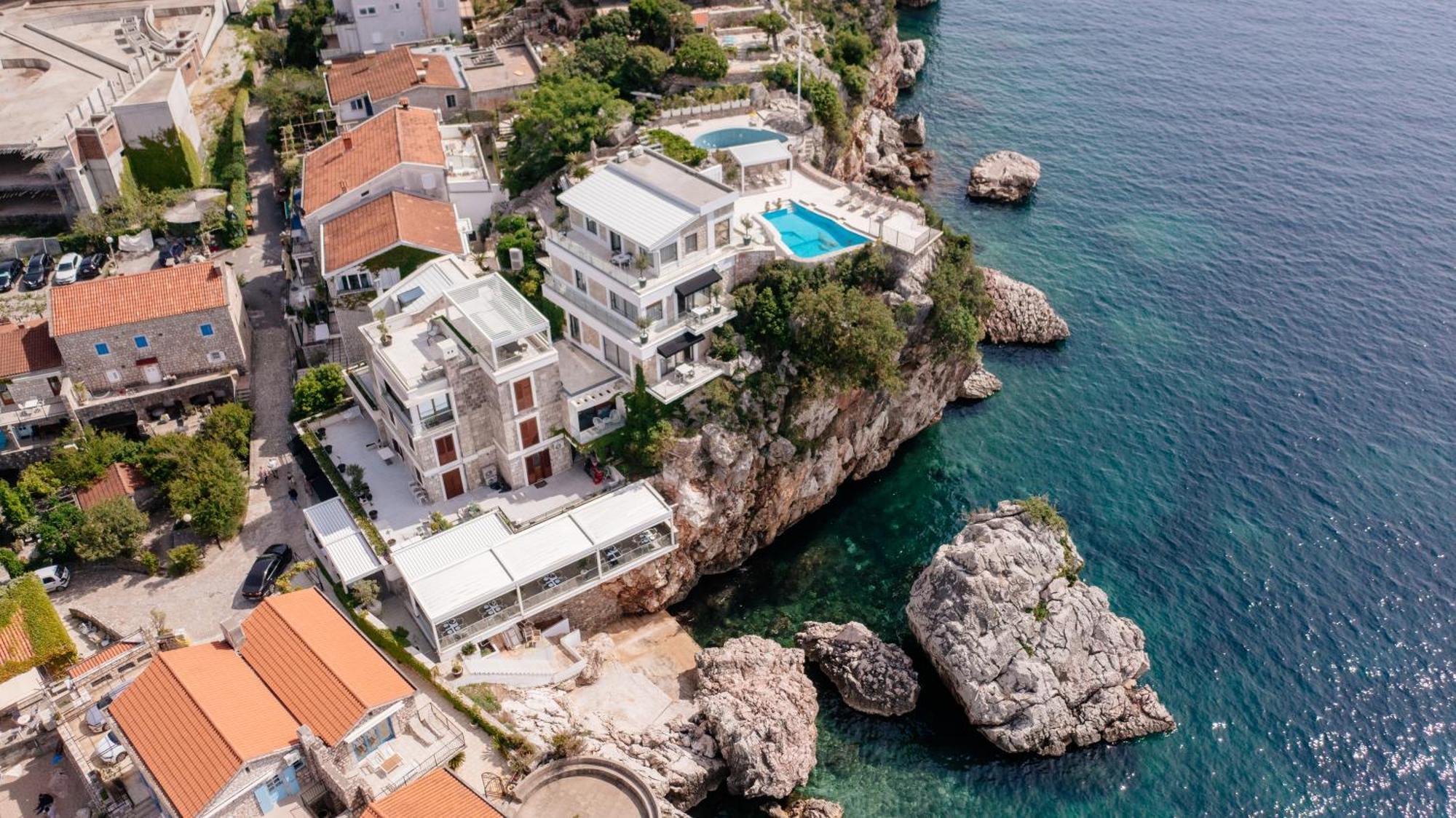 Blanche Cliff Apartments Sveti Stefan Exterior photo