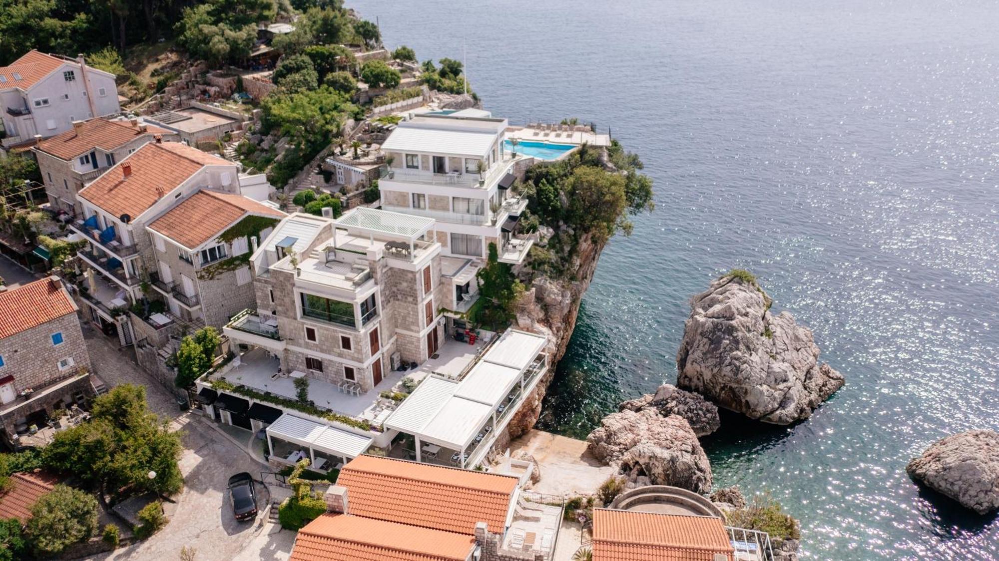 Blanche Cliff Apartments Sveti Stefan Exterior photo