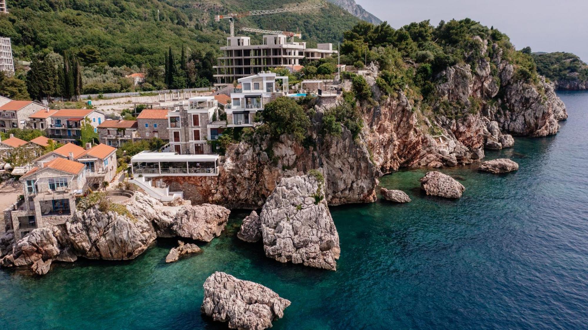 Blanche Cliff Apartments Sveti Stefan Exterior photo