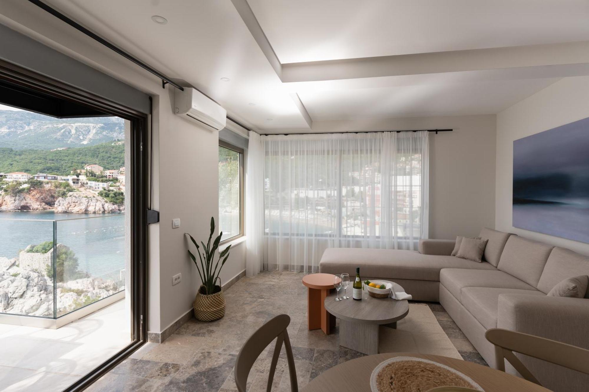 Blanche Cliff Apartments Sveti Stefan Exterior photo