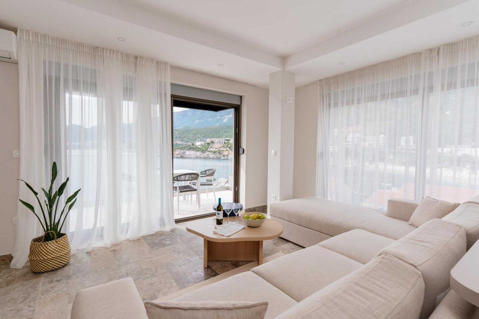 Blanche Cliff Apartments Sveti Stefan Exterior photo