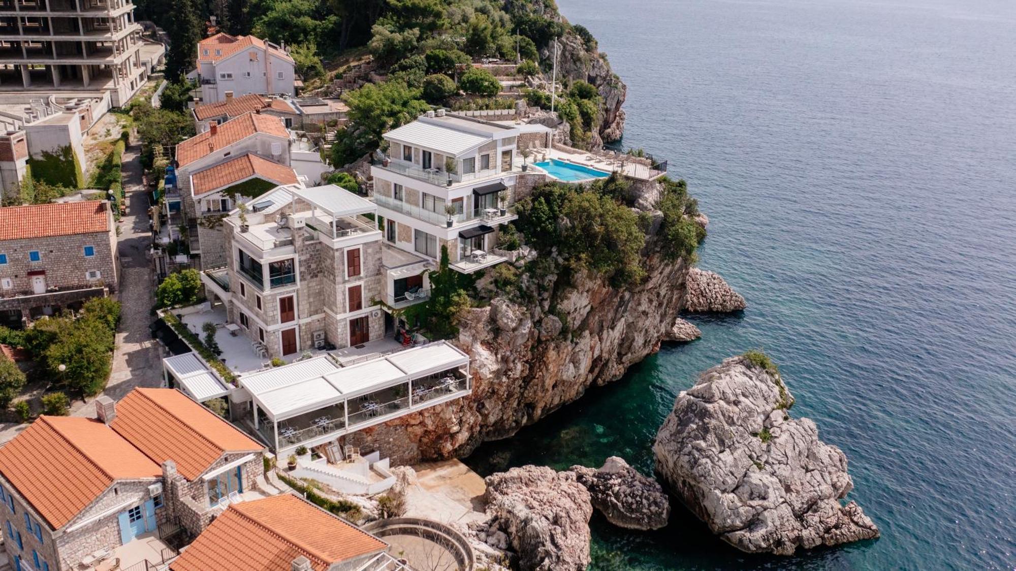 Blanche Cliff Apartments Sveti Stefan Exterior photo